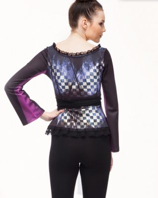 IPNG Blouse with chiffon laces