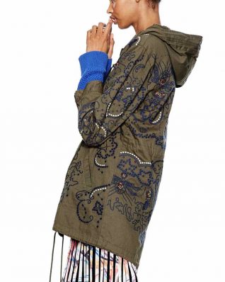 18SWEW60_4003 Desigual Coat Mariette USA