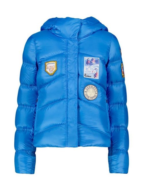 Post Card Down Jacket KEAN MQ Patch Blue Buy Online Canada USA