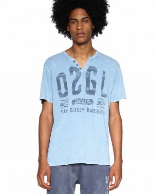 Desigual Men T-Shirt Charlie