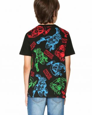 18SBTK44_2000 Desigual Boys T-Shirt Comic Canada