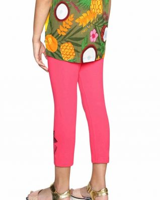 18SGKK10_3022 Desigual Leggings Floral Canada