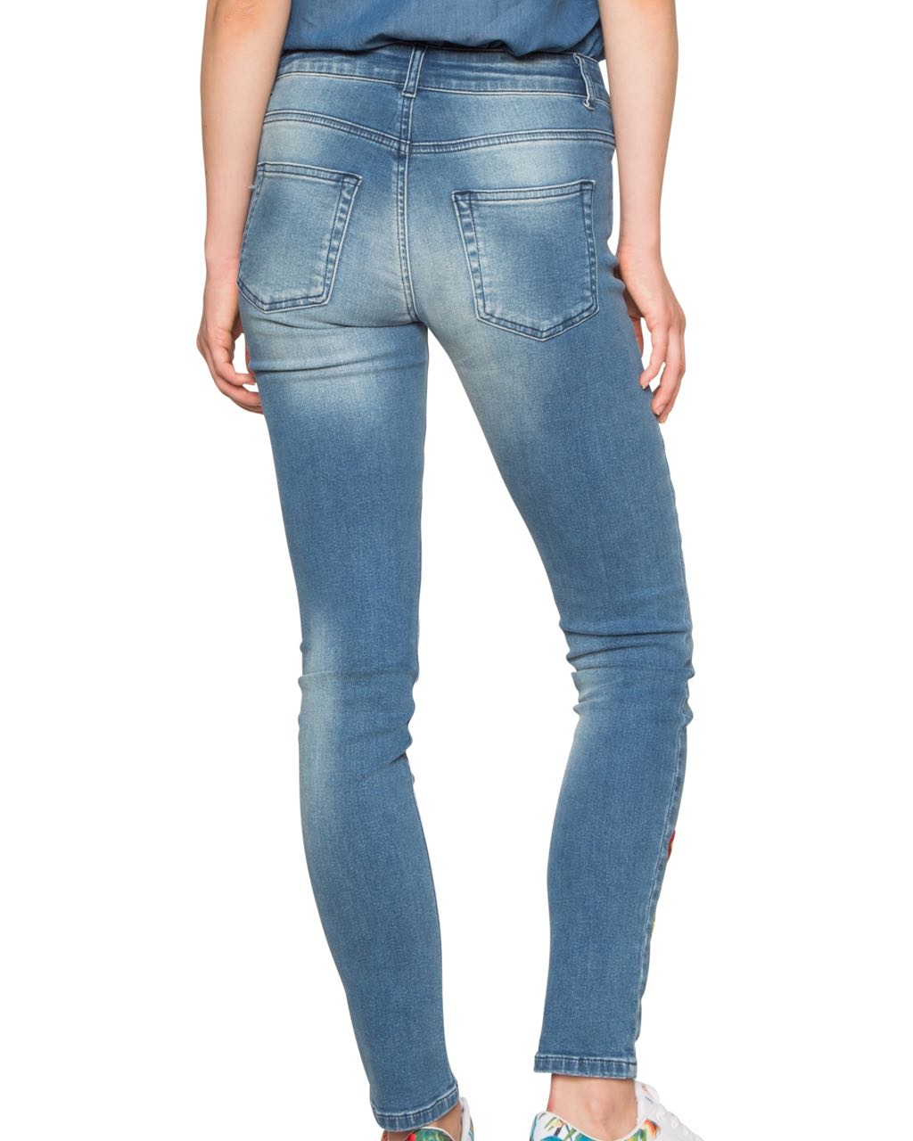 DESIGUAL Skinny Jeans LORIANE LIGHT 18SWDD11 | Canada USA | Buy Online