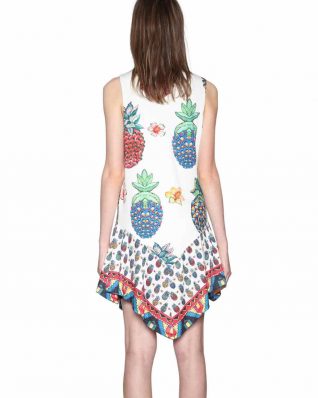 Desigual White Pineapple dress