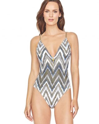 Gottex Golden Sand Couture Bathing Suit