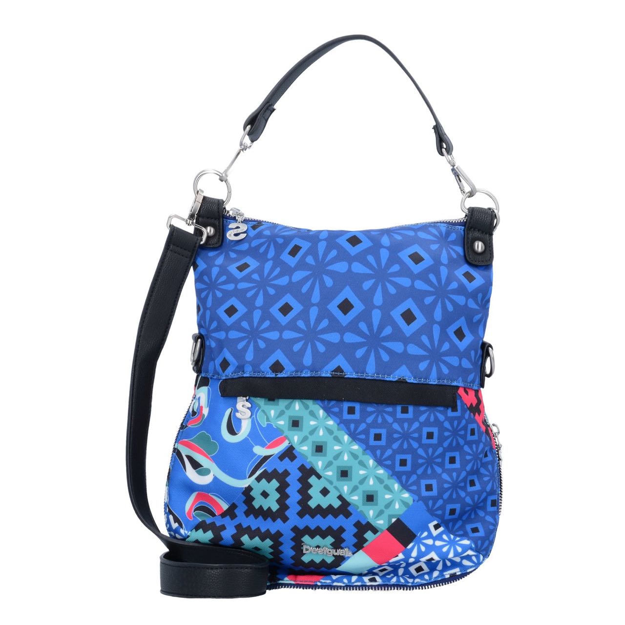 desigual bag explore folded 18saxfcd blue desigual bag explore folded 18saxfcd blue