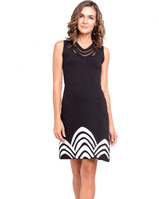 Pygmees Dress Concorde Black White