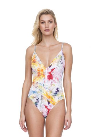 Gottex Aquarelle One Piece Yellow
