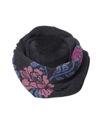 IVKO Infinity Scarf with Flower