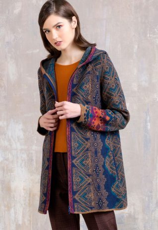 IVKO Geometric Jacket with Hood