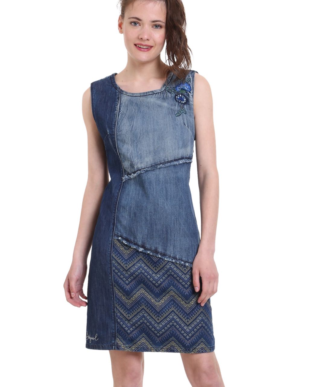 desigual denim dress
