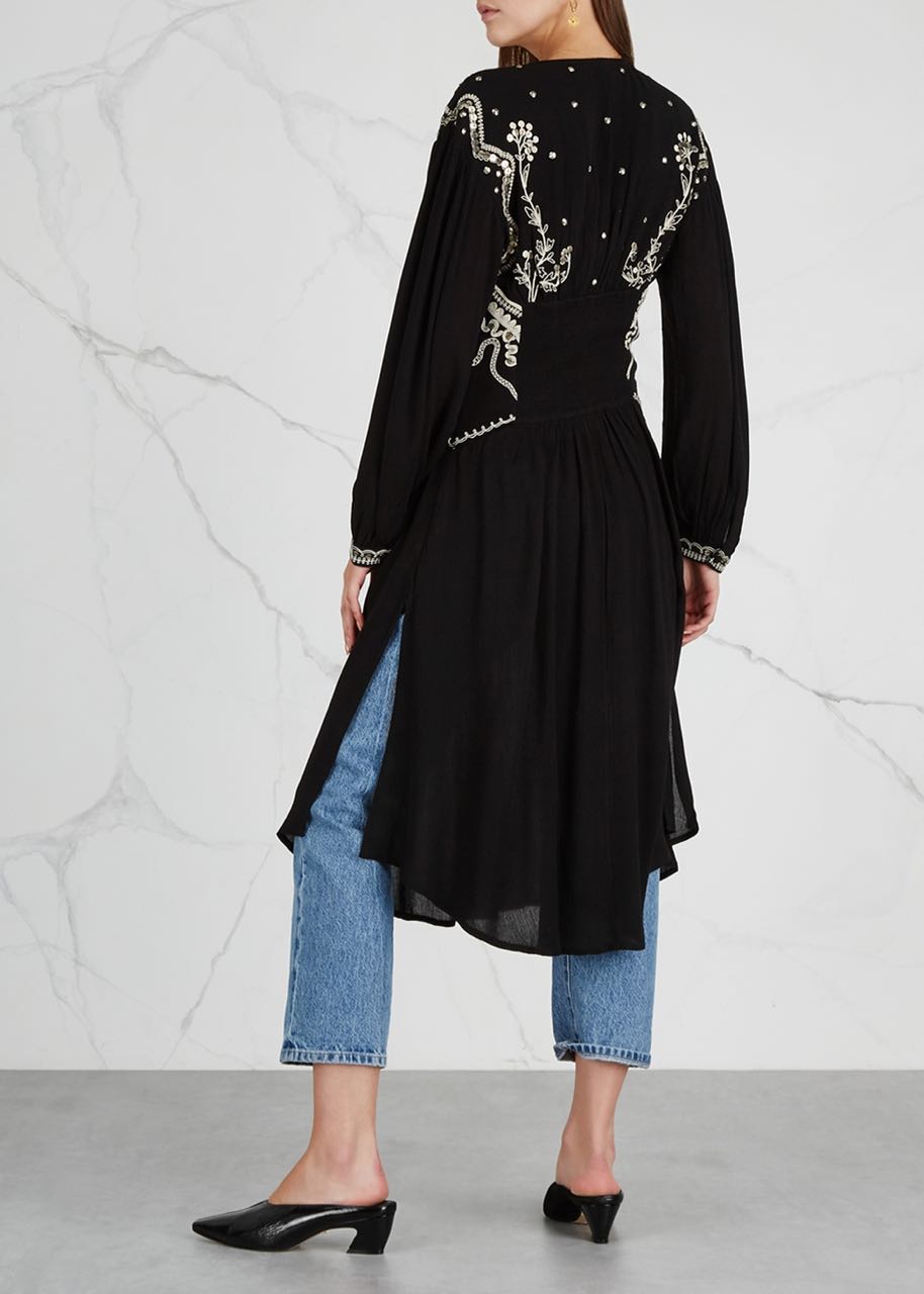 Skyline For Sale Usa >> Free People Highline Skyline Maxi Top Black Embroidery Sequins Skyline For Sale Usa >> Free People Highline Skyline Maxi Top Black Embroidery Sequins