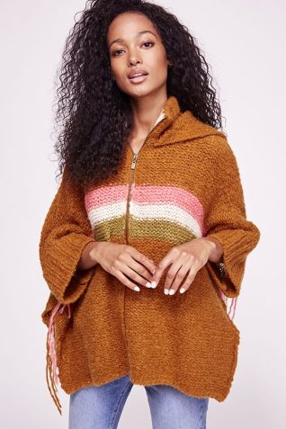 Free People Desert Sunrise Poncho
