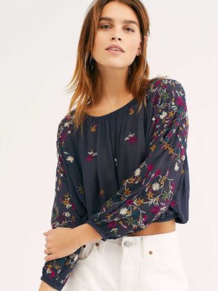 Free People "Wild Flowers Blouse"