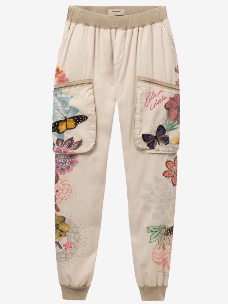 pink butterfly pants