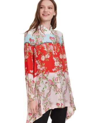 Desigual Asymmetric Long Shirt "Glen"