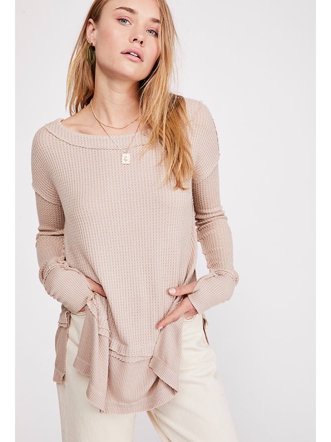 free people thermal sweater