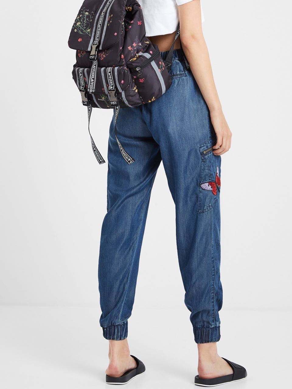 pants flowers
