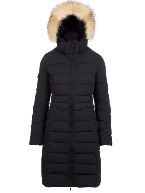 Pajar Long Puffer Parka VENTURA Real Fur Black Canada USA