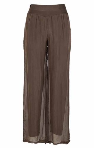 M Made in Italy Silk Pants 11/8897BL