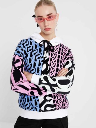 Desigual By C. Lacroix Logomania Sweater "DSL"