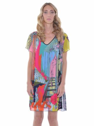 Volt Overlay Tunic Dress "Flo RAG"