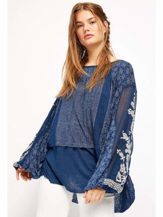 Free People "Indigo Dreams Tunic"