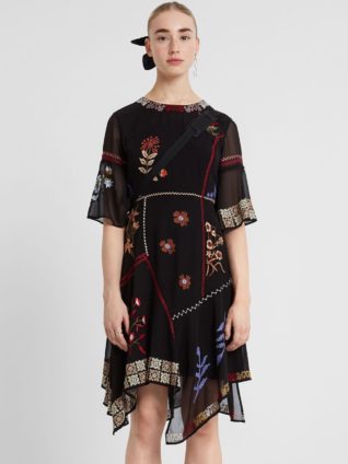 Desigual Boho Asymmetric Dress "Lemark"