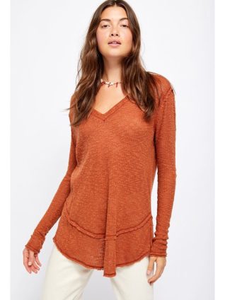 Free People "Ocean Air Hacci Top"