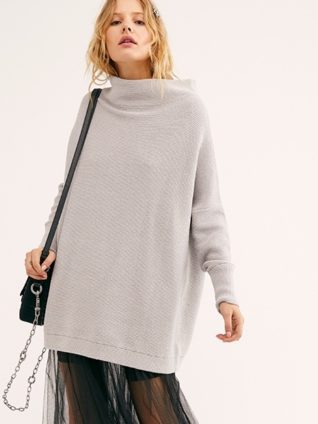 Free People "Ottoman Slouchy Tunic" (Grey Ice)