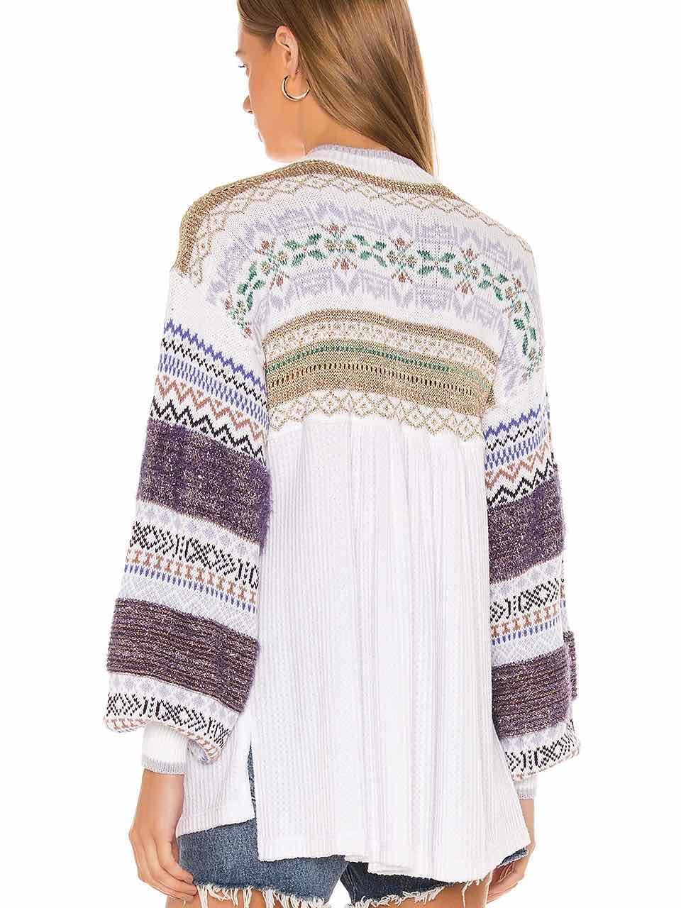 free people white sweater