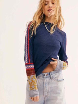 free people switch it up cuff top