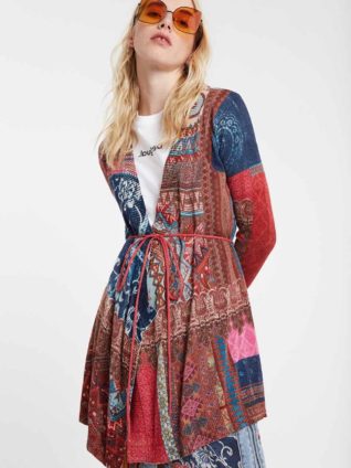 Desigual Ethnic Print Cardigan "Sikkim"