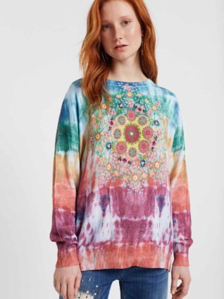 Desigual Tie-Dye Sweater "Bob"