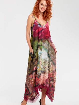 IPNG V-Neck Dress "In Paradiso IPdvn-069"