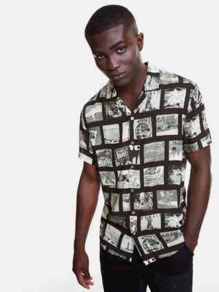 Desigual Men's Postcards Shirt "Gabriel"