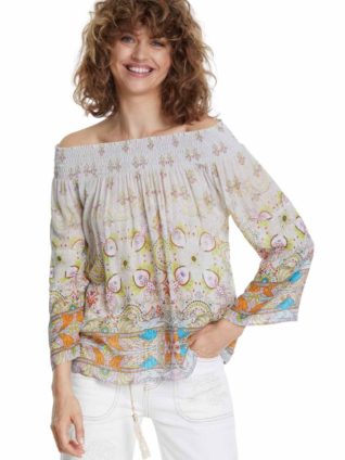 Desigual Lurex Blouse "Delfos"