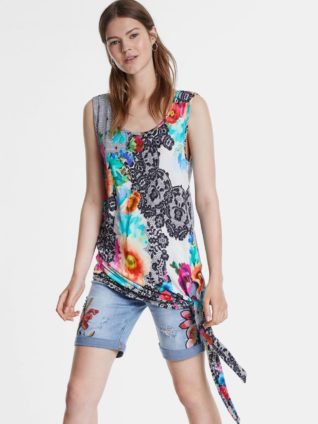 Desigual Asymmetric Top "Crystal"
