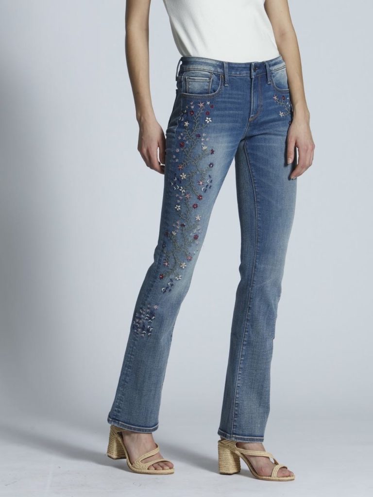 DRIFTWOOD Denim Jeans KELLY Embroidery Medium Wash
