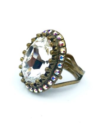 Michal Negrin Crystal Ring 16126