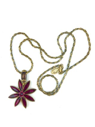 Michal Negrin Star Necklace 16296 (Red)