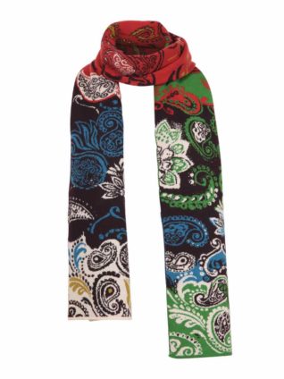 IVKO Merino Wool Scarf "Geometric Pattern 202683" (2 colours)