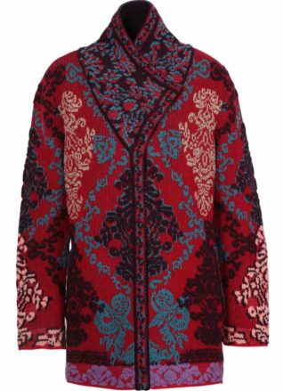 IVKO Wool Brocade Jacket Floral Pattern 202510