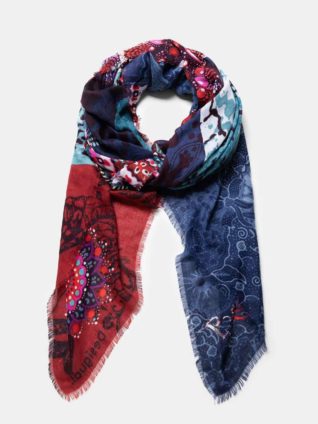 Desigual Pacthwork Foulard "HappyDay"