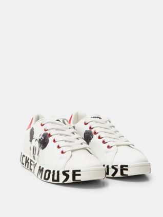 DESIGUAL Mickey Mouse low-top sneakers White Red