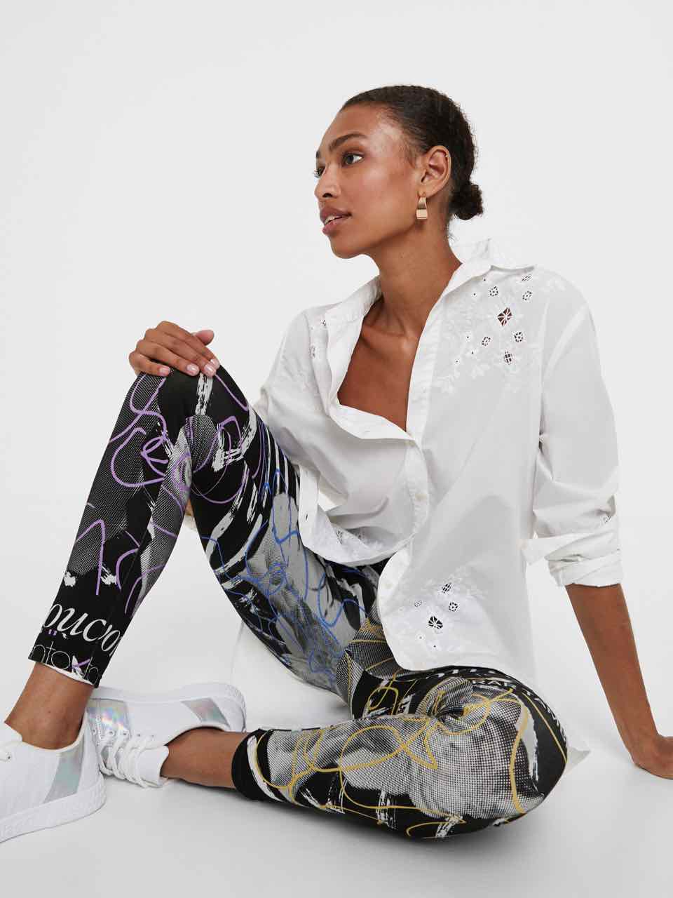 Desigual Slim Heritage Leggings 20WWKK032000