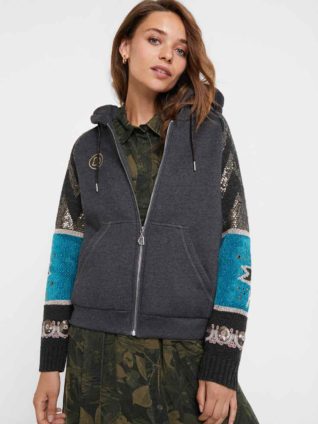 Desigual Hybrid Sweater Jacket "Turkana"