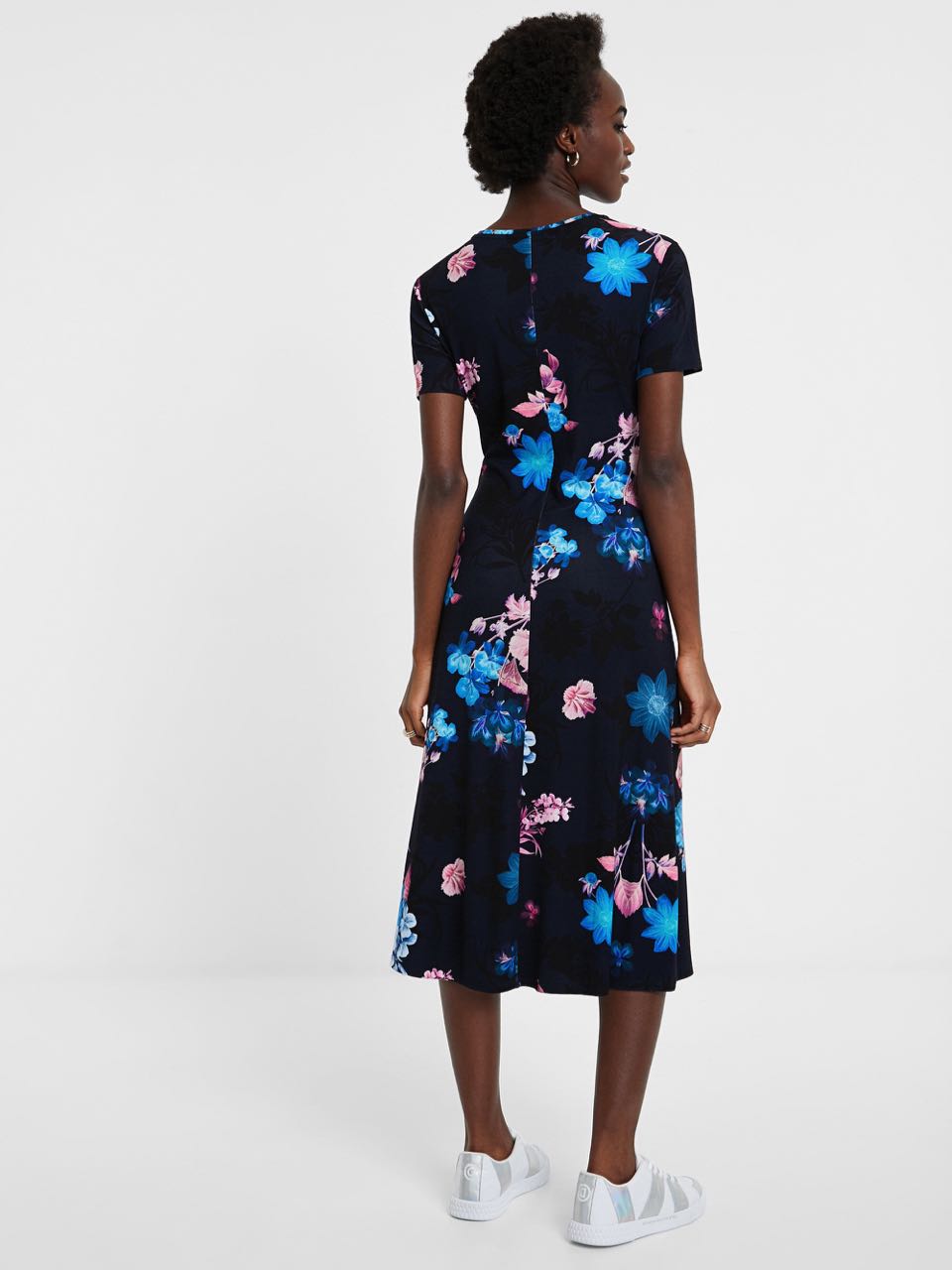 floral t shirt dress