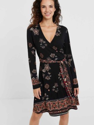 Desigual V-Neck Dress "Singapur"