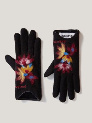 Desigual Knit Gloves "Lovely"